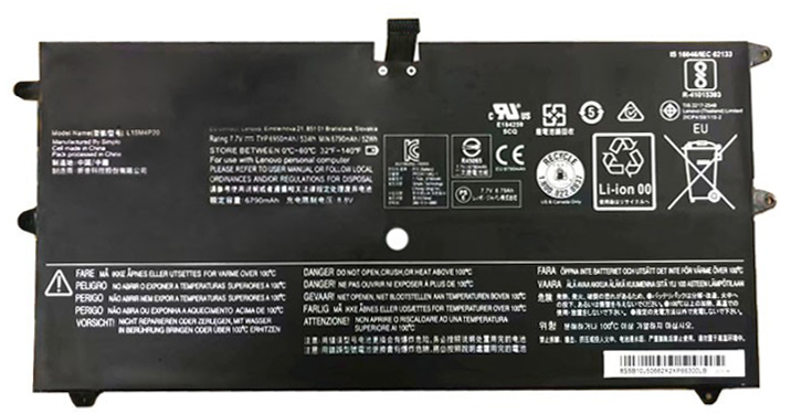 Baterie Notebooku Náhrada za Lenovo Yoga-900S-12ISK-80ML001XGE 