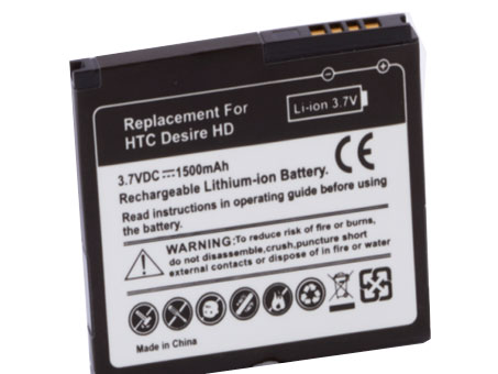 Bateria do telefone móvel substituição para HTC Desire HD 