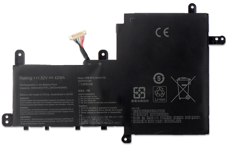 PC batteri Erstatning for asus VivoBook-S15-S530UA 