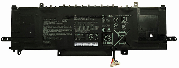 komputer riba bateri pengganti Asus ZenBook-14-UM433IQ 