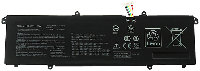 komputer riba bateri pengganti Asus VivoBook-14-S433FL 