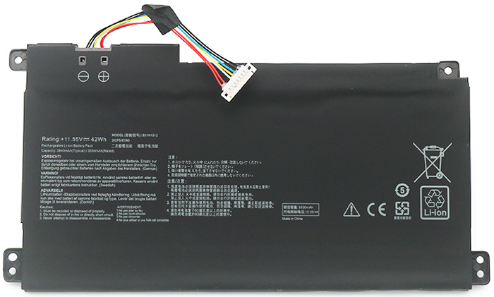 PC batteri Erstatning for ASUS B31N1912 