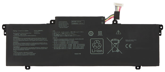 Baterai laptop penggantian untuk ASUS C31N1914 