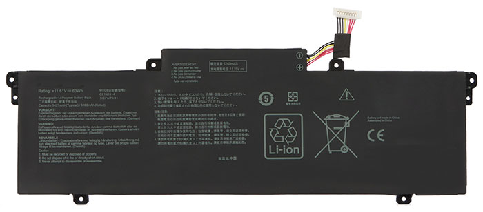 PC batteri Erstatning for asus ZenBook-14-UX435EG-AI082T 