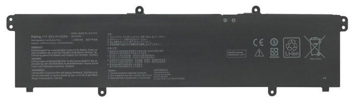 PC batteri Erstatning for asus ExpertBook-L1-L1400CDA 