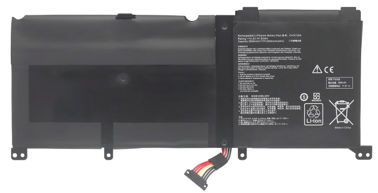 Baterai laptop penggantian untuk Asus G501VW-Series 