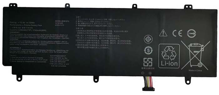 PC batteri Erstatning for asus ROG-Zephyrus-S-GX531GM-Series 