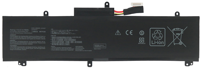PC batteri Erstatning for asus ROG-Zephyrus-S-GX502G 