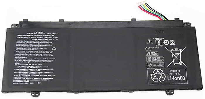 Baterie Notebooku Náhrada za acer AP15O3K 