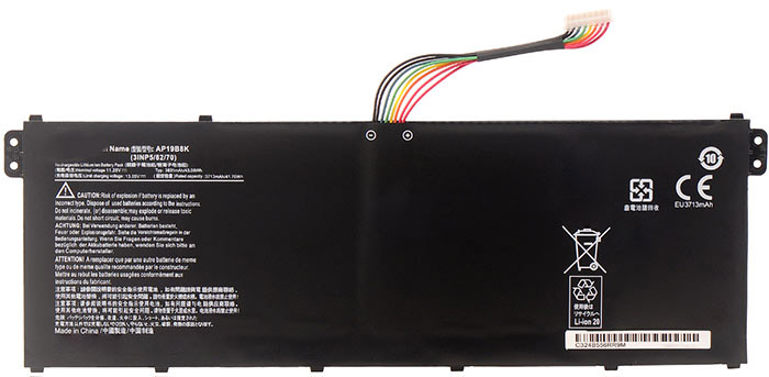 PC batteri Erstatning for ACER AP19B8K 