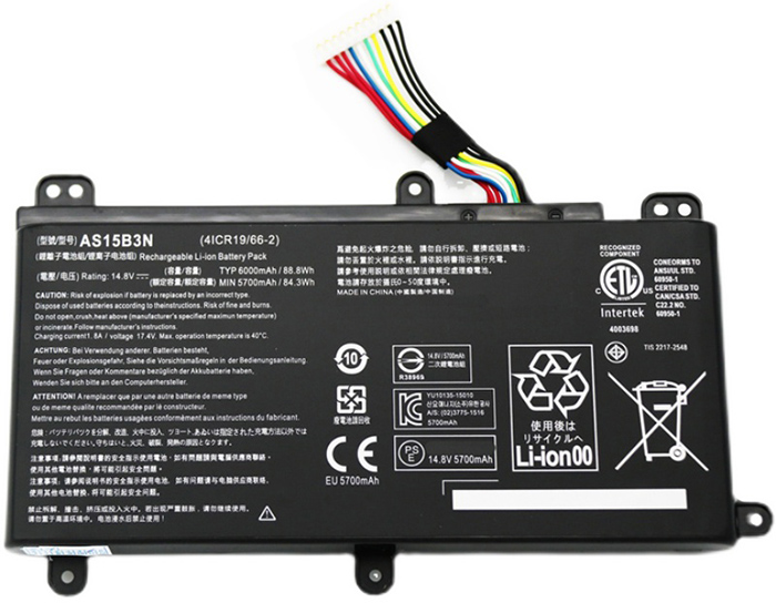PC batteri Erstatning for acer Predator-17-G9-791 