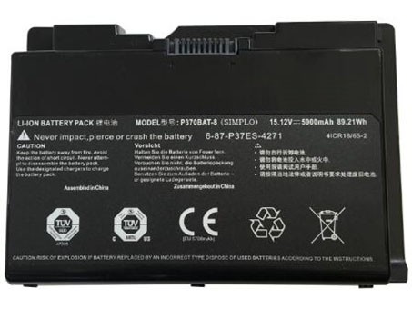 batérie notebooku náhrada za SCHENKER XMG-P723 