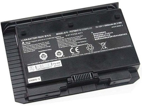 Laptop Battery Replacement for CLEVO P750DM 