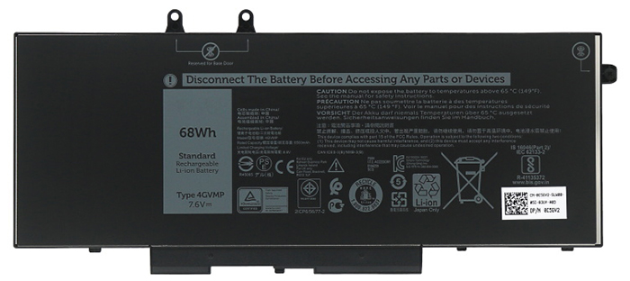 PC batteri Erstatning for DELL 0C5GV2 
