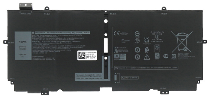 bateria do portátil substituição para Dell XX3T7 