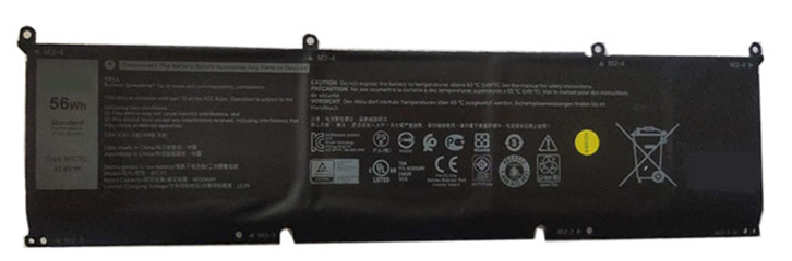 bateria do portátil substituição para Dell Precision-5550-2020-P91F-Series 