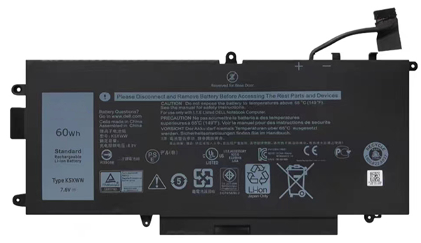 Laptop Battery Replacement for DELL K5XWW 