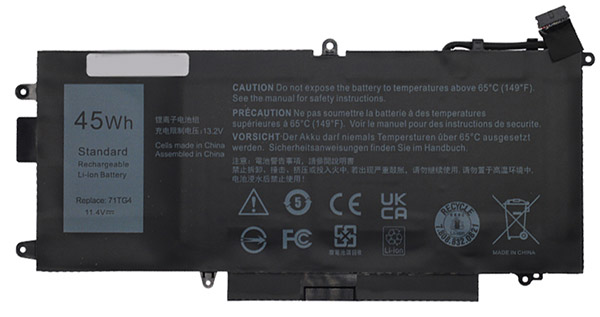 PC batteri Erstatning for dell 71TG4 