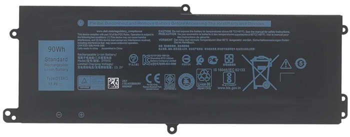 PC batteri Erstatning for Dell 07PWKV 