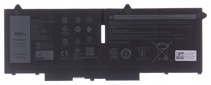 PC batteri Erstatning for dell O7KRV 