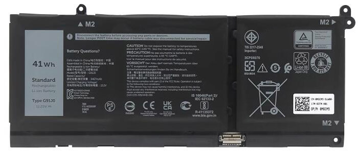 Baterai laptop penggantian untuk DELL Inspiron-7415 