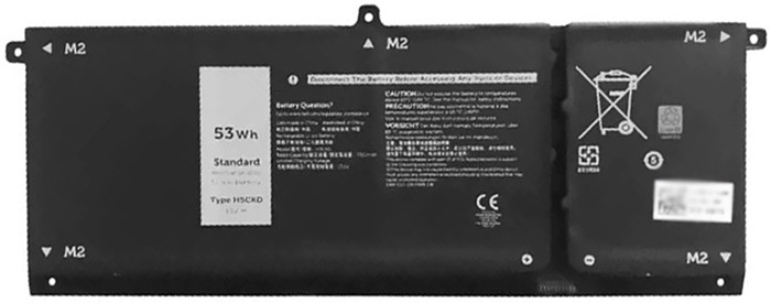 Baterai laptop penggantian untuk dell Inspiron-7405-2-in-1-Series 