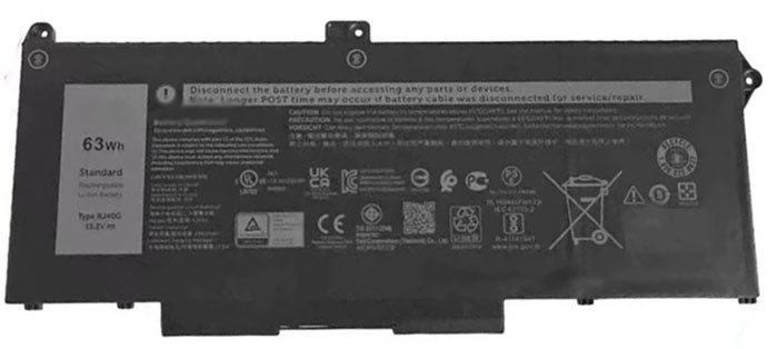 PC batteri Erstatning for DELL Latitude-15-5520-39V1H 