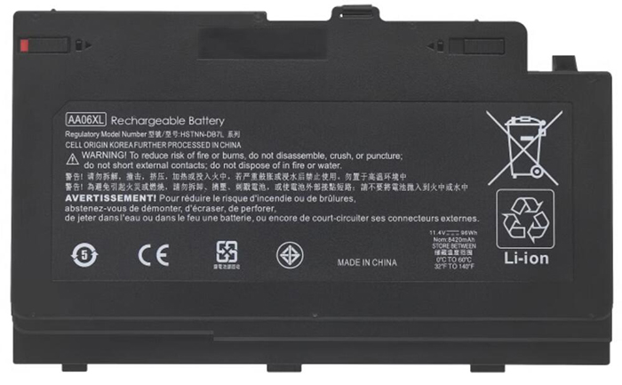 PC batteri Erstatning for HP  ZBook-17-G4(1RR23ES) 