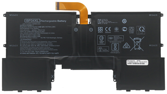 bateria do portátil substituição para Hp Spectre-13-AF120TU 
