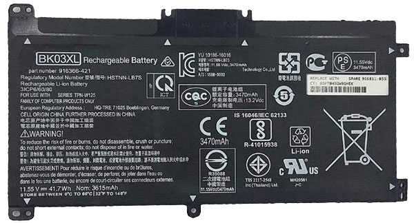 bateria do portátil substituição para Hp Pavilion-x360-14-ba030nl 