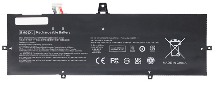 Baterai laptop penggantian untuk Lenovo L02478-855 