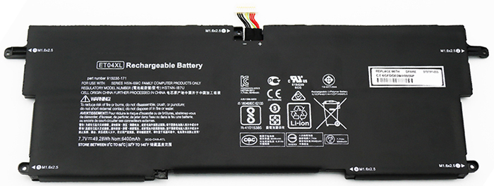 Baterai laptop penggantian untuk Hp EliteBook-x360-1020-G2 
