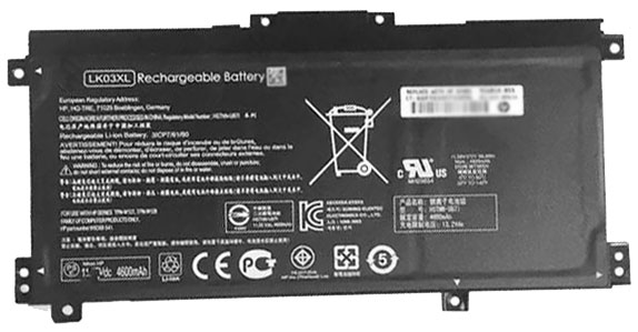 PC batteri Erstatning for hp Envy-17-AE102NM 