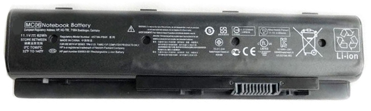Baterai laptop penggantian untuk Hp 804073-851 