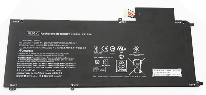 Baterai laptop penggantian untuk Hp Spectre-x2-12-a017tu 