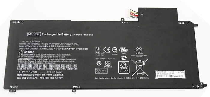 Laptop baterya kapalit para sa Hp 814060-850 