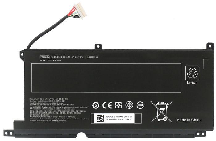 bateria do portátil substituição para HP  PG03XL 