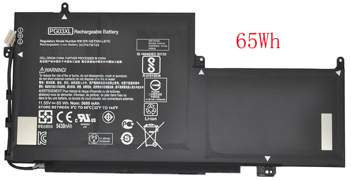 Baterai laptop penggantian untuk HP HSTNN-LB7C 