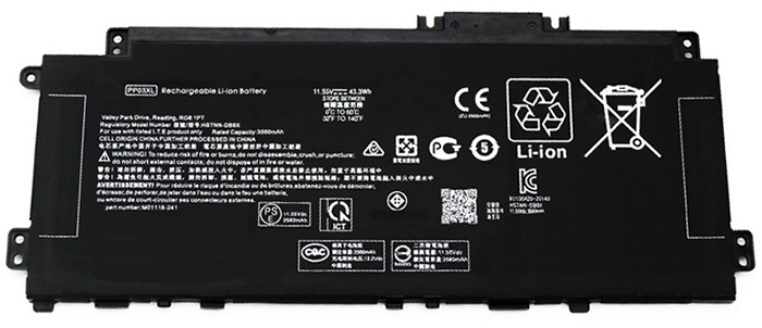 bateria do portátil substituição para hp PV03043XL 