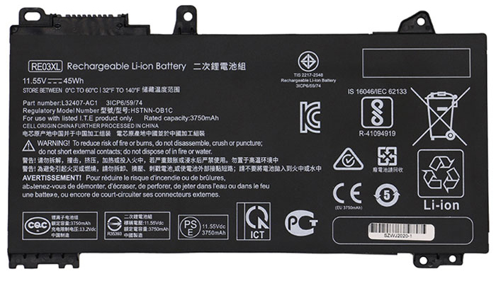 Laptop Battery Replacement for HP  PROBOOK-430-G6-8AG87EC 