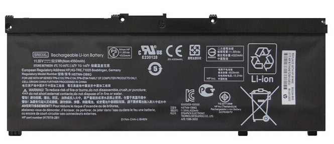 PC batteri Erstatning for HP Gaming-17-cd0023nb 