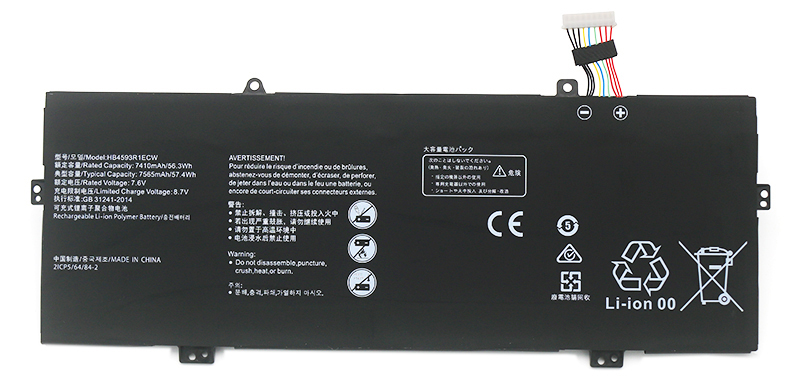 PC batteri Erstatning for HONOR Magicbook-KPRC-W20L 