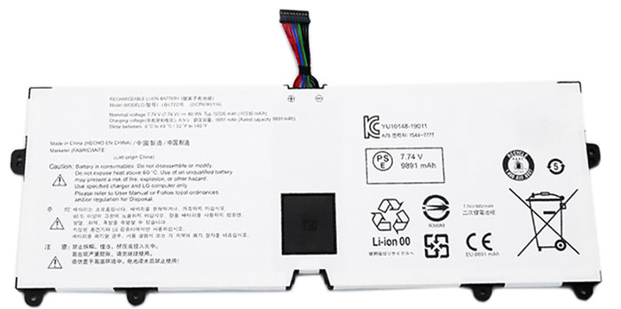 bateria do portátil substituição para LG gram-15-202015Z90N 