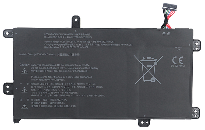 bateria do portátil substituição para LG 15UD50Q-GX50K-Series 