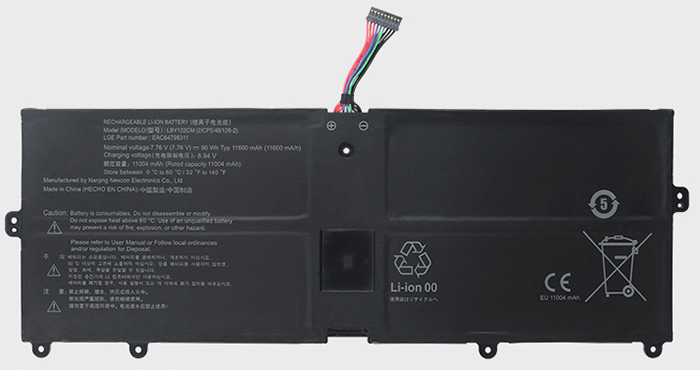 Laptop Battery Replacement for LG LBY122CM 