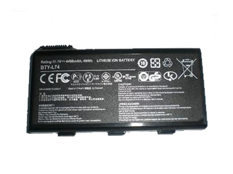 PC batteri Erstatning for MSI CR700-075 