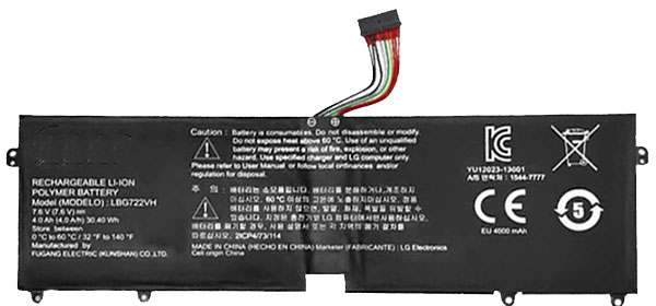 Laptop Battery Replacement for LG Gram-15ZD950-GX3HK 