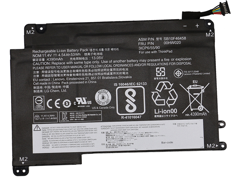 Baterai laptop penggantian untuk lenovo Yoga-460-20EM-CT01WW 