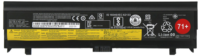 bateria do portátil substituição para Lenovo Thinkpad-L570 