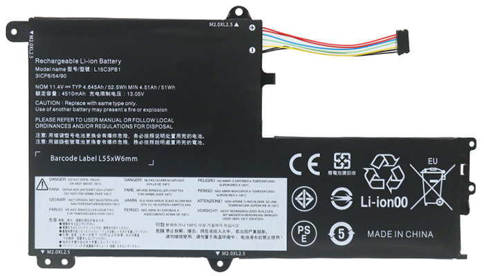 PC batteri Erstatning for Lenovo XiaoXin-Chao-7000-15AST 